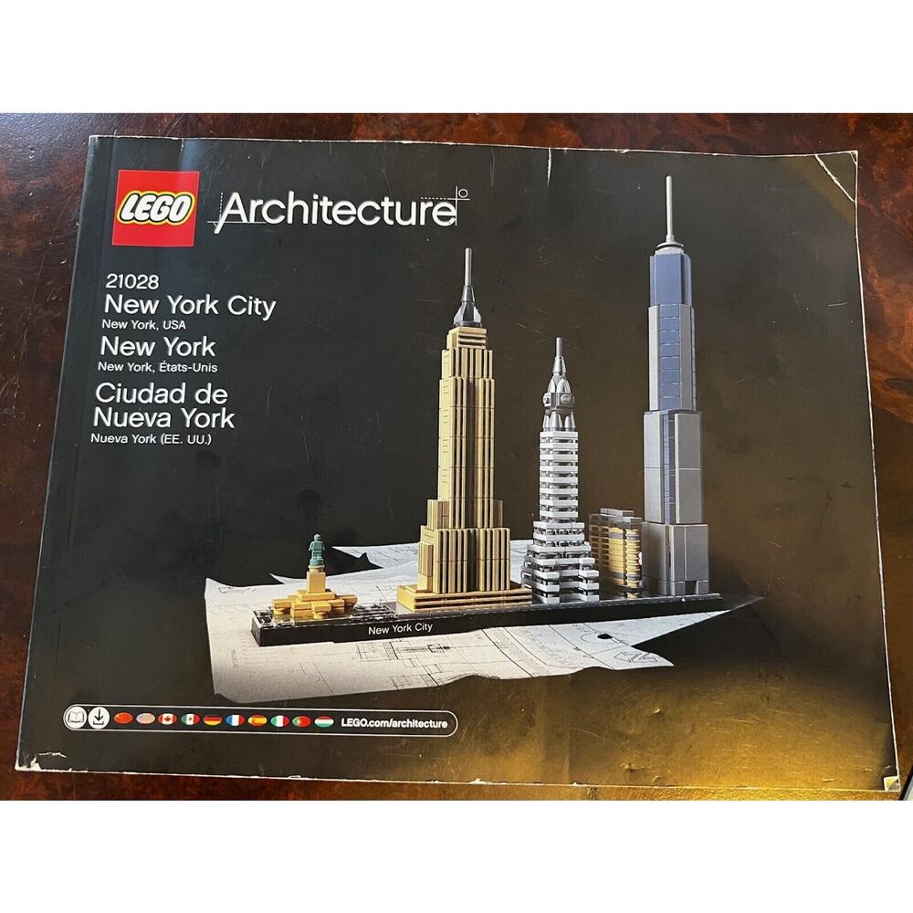 LEGO 21028 Architecture Instruction Manual ONLY New York City Skyline